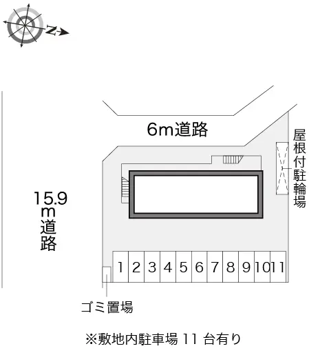 ★手数料０円★青梅市野上町　月極駐車場（LP）